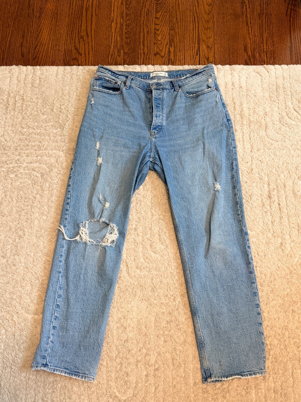 Abercrombie The Dad Rise High Rise Jeans